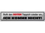 Vianmo Insegna Di Latta 10X46 Cm Rollt Roten Teppich Wieder Ein