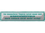 Vianmo Insegna Di Latta 10X46 Cm An Manchen Tagen Wird Man Mit