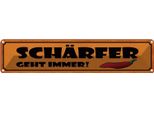 Vianmo Insegna Di Latta 10X46 Cm SchäRfer Geht Immer