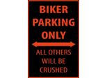 Vianmo Insegna In Legno 18X12 Cm Fahrrad Biker Parking Only