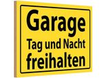Vianmo Insegna In Legno 20X30 Cm Garage Tag Und Nacht Freihalten