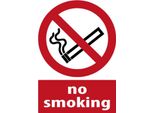 Vianmo Insegna In Legno 30X20 Cm No Smoking