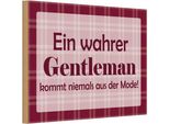 Vianmo Insegna In Legno 20X30 Cm Ein Wahrer Gentleman