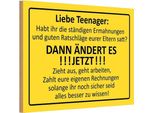 Vianmo Insegna In Legno 20X30 Cm Liebe Teenager - ÄNdert Es