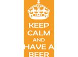 Vianmo Insegna In Legno 30X20 Cm Keep Calm And Have A Beer