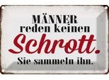 Vianmo Insegna Di Latta 20X30 Cm MäNner Reden Keinen Schrott