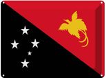 Vianmo Insegna Di Latta 30X40 Cm Bandiera Papua?Neuguinea Papua New Guinea