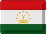 Vianmo Insegna Di Latta 30X40 Cm Bandiera Tadschikistan Flag Of Tajikistan