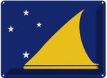Vianmo Insegna Di Latta 30X40 Cm Bandiera Tokelaus Flag Of Tokelau