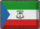 Vianmo Insegna Di Latta 30X40 Cm Bandiera ÄQuatorialguineas Retro Flag