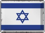 Vianmo Insegna Di Latta 30X40 Cm Bandiera Israels Retro Flag Of Israel