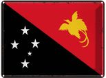 Vianmo Insegna Di Latta 30X40 Cm Bandiera Papua?Neuguinea Retro New Guinea