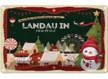 Vianmo Insegna Di Latta 20X30 Cm Weihnachten Landau In Der Pfalz