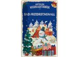 Vianmo Insegna Di Latta 18X12 Cm WeihnachtsgrüßE Aus Bad Friedrichshall