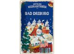 Vianmo Insegna Di Latta 30X20 Cm WeihnachtsgrüßE Aus Bad Driburg