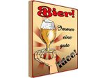 Vianmo Insegna In Legno 30X20 Cm Alkohol Bier Immer Eine Gute Idee