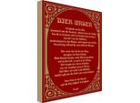 Vianmo Insegna In Legno 30X20 Cm Alkohol Prost Bier Unser