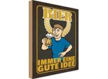 Vianmo Insegna In Legno 30X20 Cm Alkohol Bier Immer Eine Gute Idee