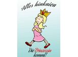 Vianmo Insegna In Legno 30X20 Cm Alles Hinknien Prinzessin Kommt