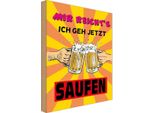 Vianmo Insegna In Legno 18X12 Cm Alkohol Mir Reicht's Geh Jetzt Saufen