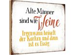 Vianmo Insegna In Legno 20X30 Cm Alte MäNner Sind Wie Weine