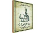 Vianmo Insegna In Legno 30X20 Cm Alkohol 1920 Cognac
