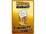 Vianmo Insegna In Legno 30X20 Cm Alkohol Bier Dabei Eintritt Frei