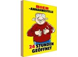 Vianmo Insegna In Legno 30X20 Cm Alkohol Bierannahmestelle 24H GeöFfnet Bier