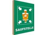 Vianmo Insegna In Legno 30X20 Cm Alkohol Saufstelle BiergläSer Bier