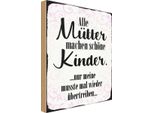 Vianmo Insegna In Legno 30X20 Cm Alle MüTter Machen SchöNe Kinder