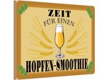 Vianmo Insegna In Legno 12X18 Cm Alkohol Zeit FüR Hopfen Smoothie Bier