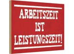 Vianmo Insegna In Legno 12X18 Cm Arbeitszeit Ist Leistungszeit