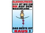 Vianmo Insegna In Legno 18X12 Cm Alkoholfreies Bier Wie Ein Bh