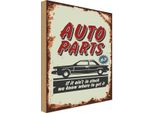 Vianmo Insegna In Legno 18X12 Cm Auto Parts Teile Service