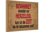 Vianmo Insegna In Legno 12X18 Cm Bewahret Einander Vor Herzeleid