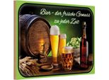 Vianmo Insegna In Legno 20X30 Cm Bier Frischer Genuss Zu Jeder Zeit