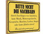 Vianmo Insegna In Legno 20X30 Cm Bitte Nicht Die Nachbarn StöRen