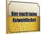 Vianmo Insegna In Legno 20X30 Cm Bier Keine Rotweinflecken