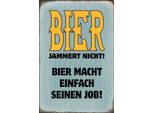Vianmo Insegna In Legno 30X20 Cm Bier Jammert Nicht Macht Job