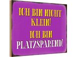 Vianmo Insegna In Legno 12X18 Cm Bin Nicht Klein Bin Platzsparend