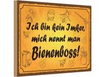 Vianmo Insegna In Legno 20X30 Cm Bin Kein Imker Bienenboss