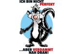 Vianmo Insegna In Legno 30X20 Cm Bin Nicht Perfekt Aber Nah Dran