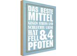 Vianmo Insegna In Legno 18X12 Cm Das Beste Mittel Gegen Stress