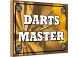 Vianmo Insegna In Legno 12X18 Cm Darts Master