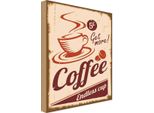 Vianmo Insegna In Legno 18X12 Cm Coffee Endless Cup Kaffee