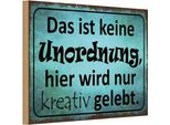 Vianmo Insegna In Legno 20X30 Cm Das Ist Keine Unordnung Hier