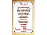 Vianmo Insegna In Legno 18X12 Cm Danke Du Bis Die Beste Mama