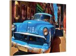 Vianmo Insegna In Legno 20X30 Cm Cuba Blaues Auto