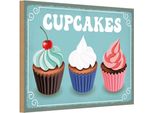 Vianmo Insegna In Legno 20X30 Cm Cupcakes