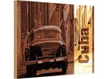 Vianmo Insegna In Legno 20X30 Cm Cuba Auto